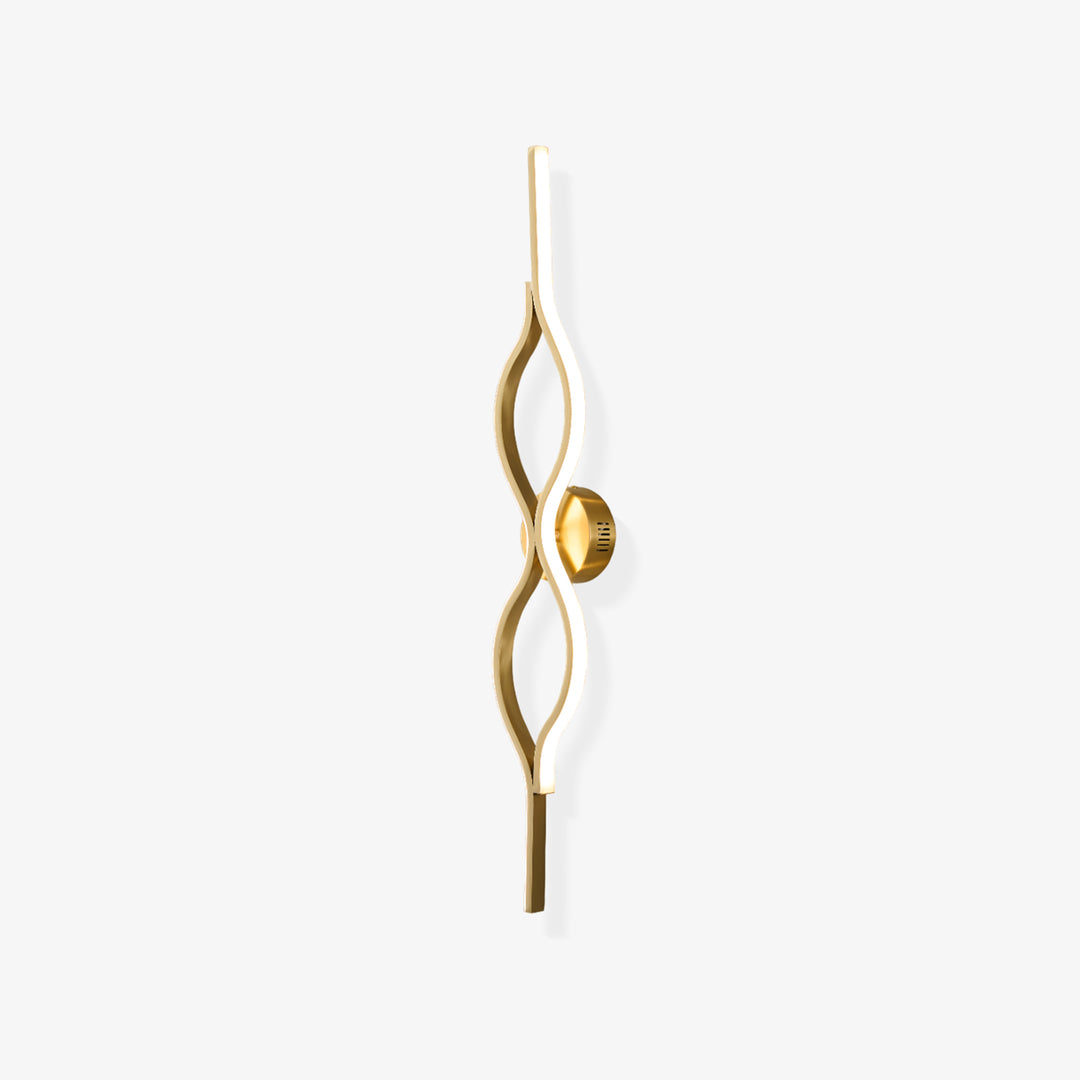 Twist Brass Wall Light - Vakkerlight