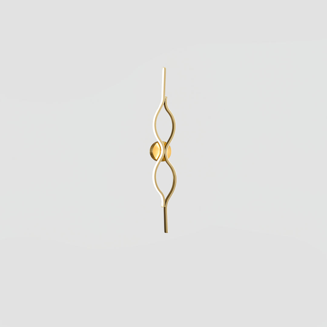 Twist Brass Wall Light - Vakkerlight