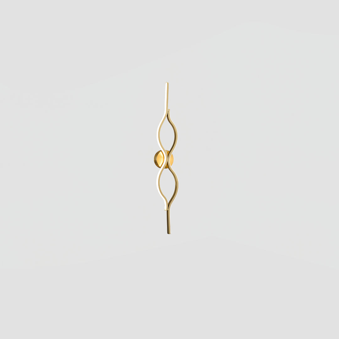 Twist Brass Wall Light - Vakkerlight