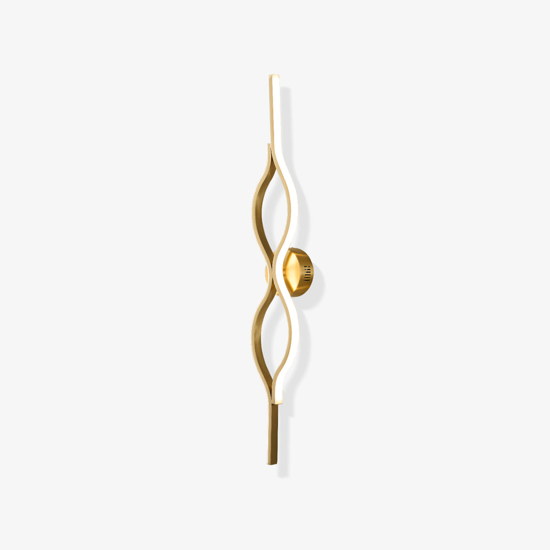 Twist Brass Wall Light - Vakkerlight