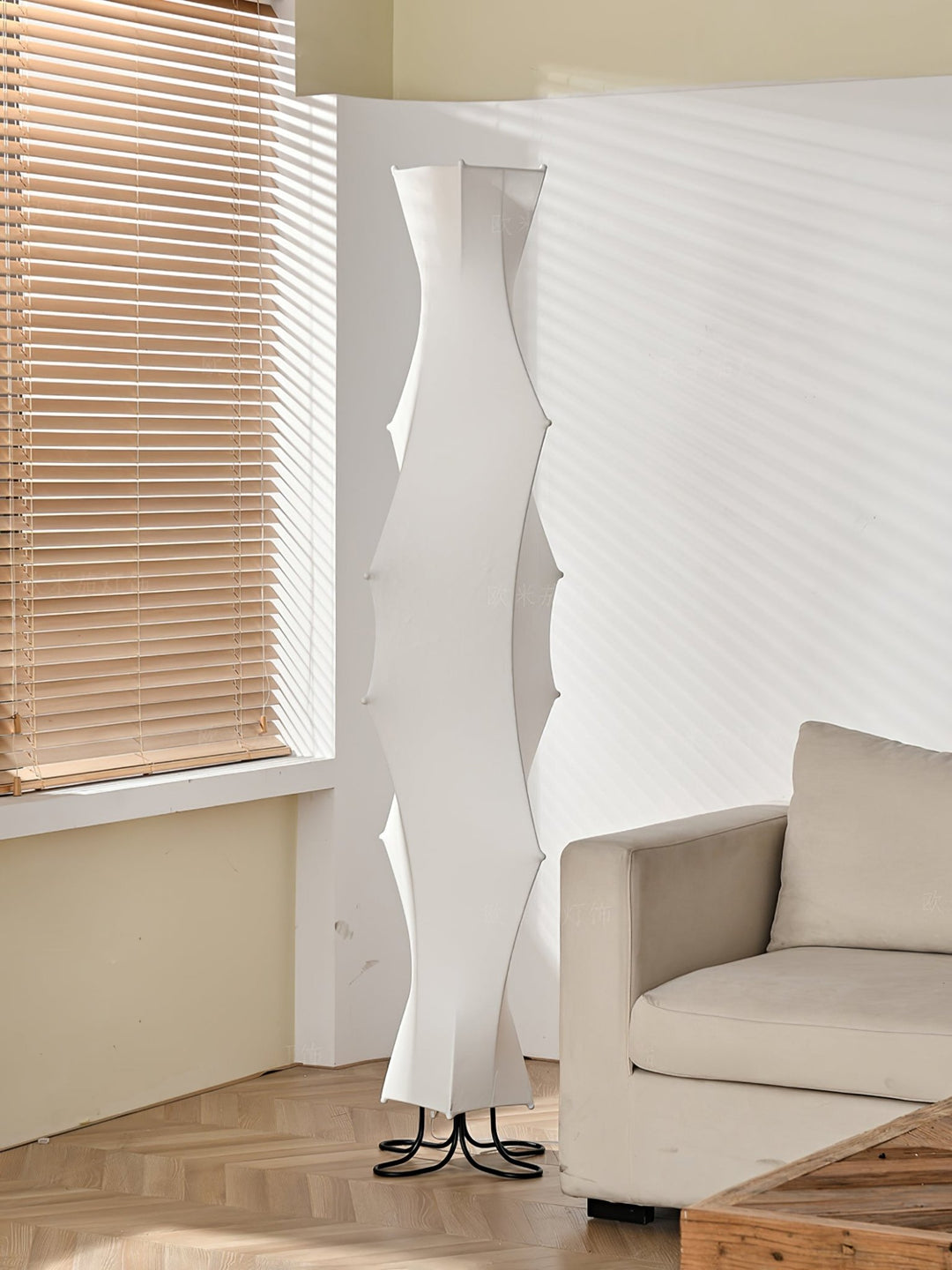 Twist Silk Floor Lamp - Vakkerlight