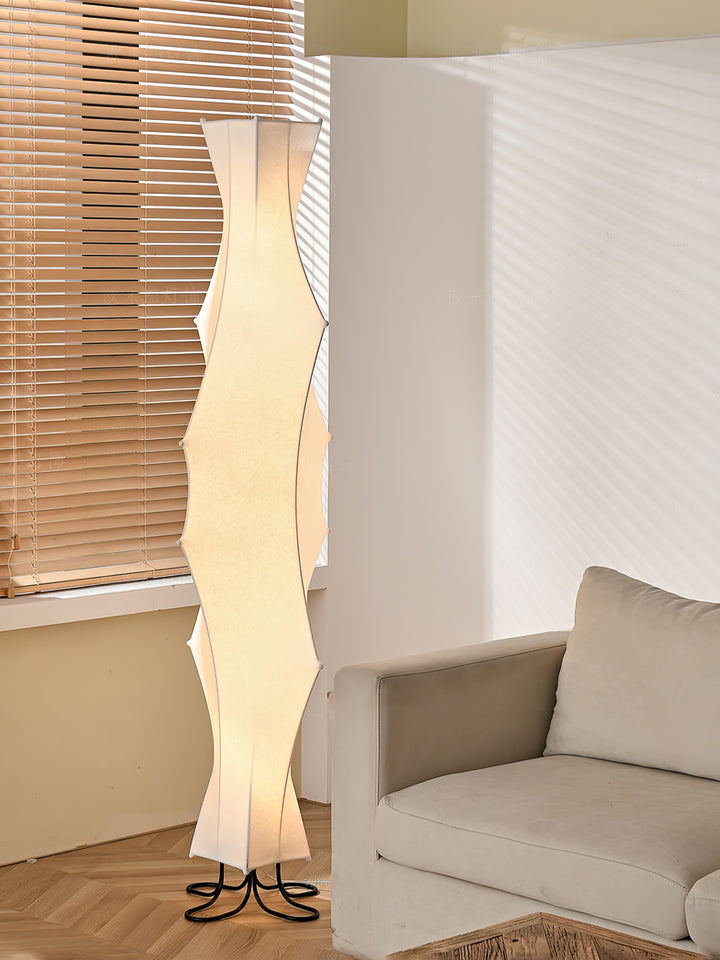 Twist Silk Floor Lamp - Vakkerlight