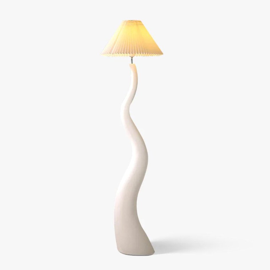 Twisted Pleated Floor Lamp - Vakkerlight