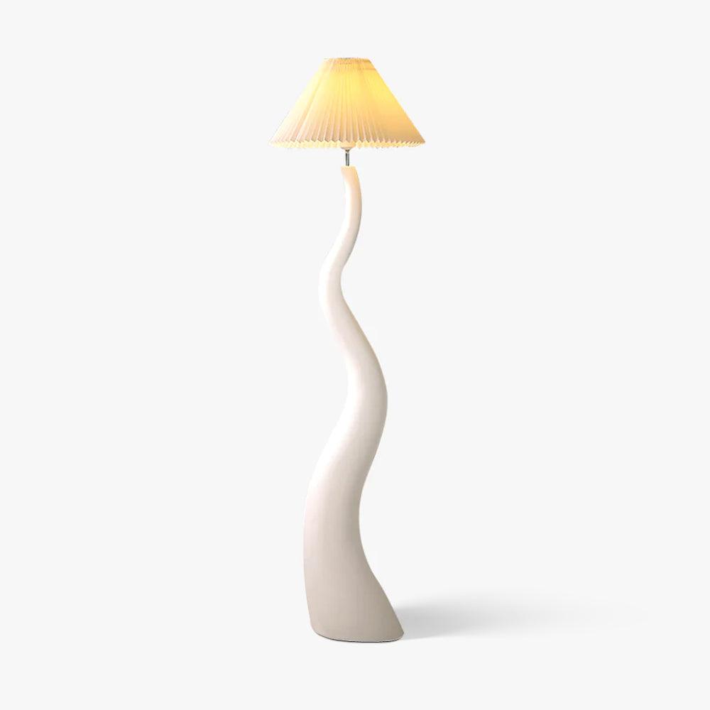 Twisted Pleated Floor Lamp - Vakkerlight