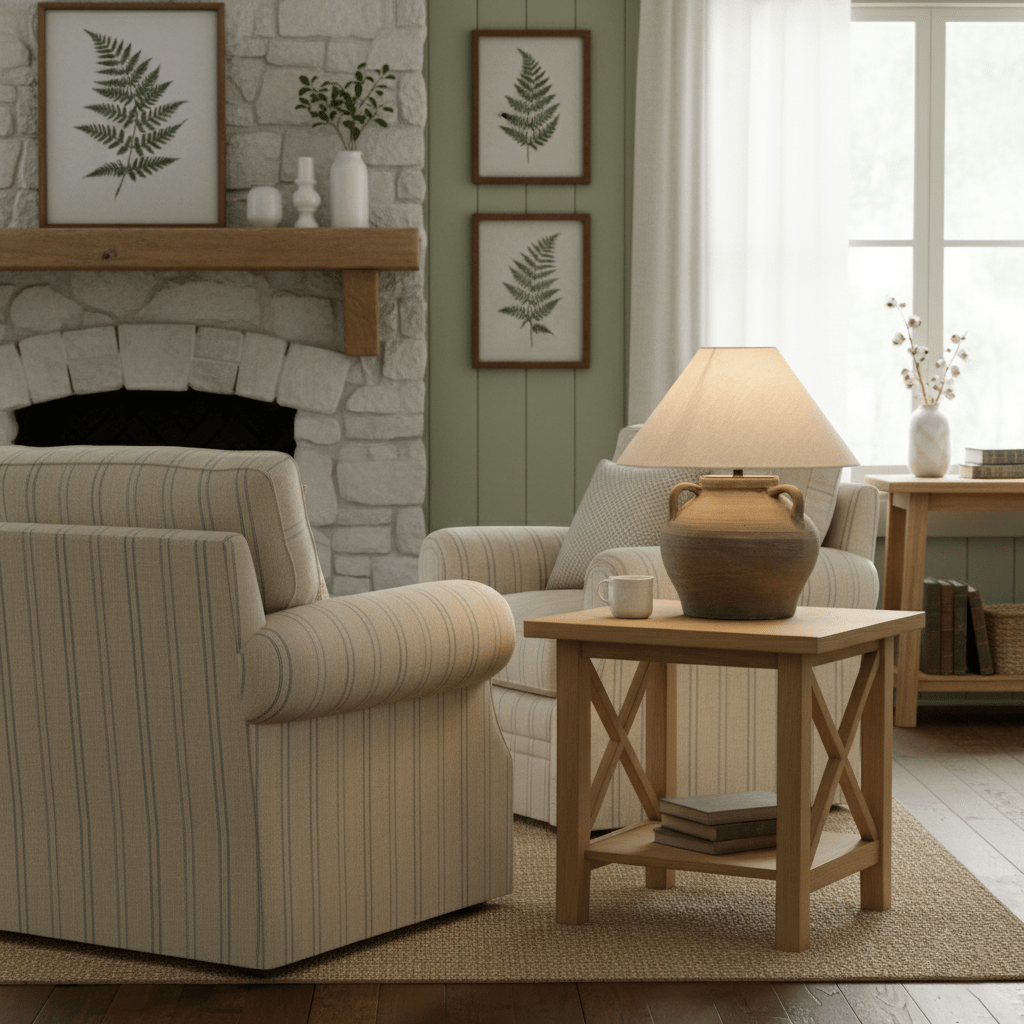 Two Handled Ceramic Jar Table Lamp - Vakkerlight