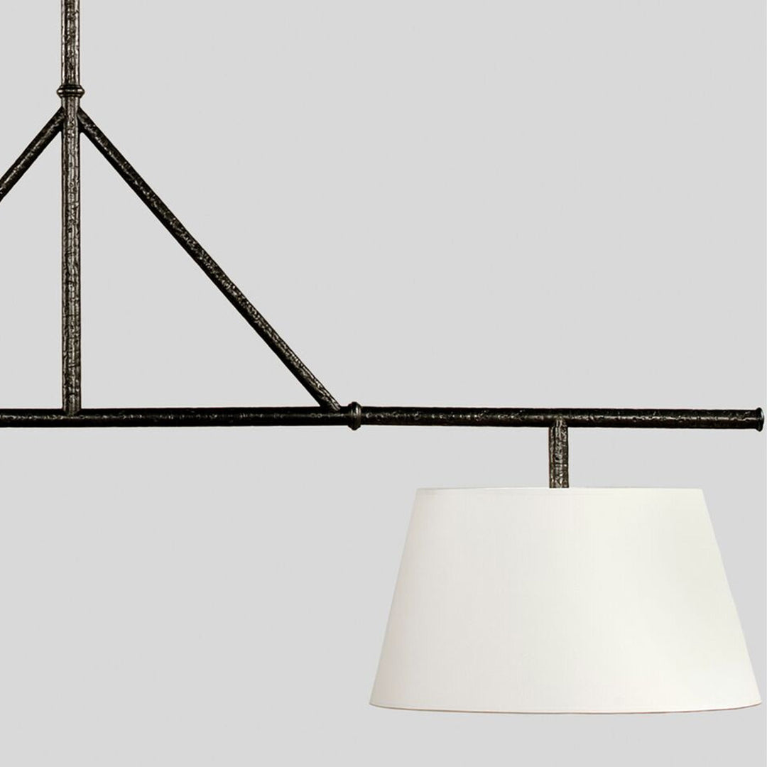 Two Light Linear Island Pendant Lamp - Vakkerlight