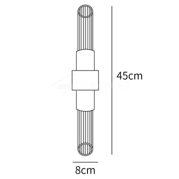 Tycho Small Wall Lamp — Dimension drawings 1