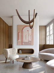 U Wooden Pendant Lamp