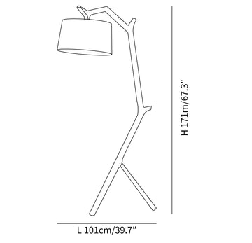 Lampada da Terra Umahi — Dimension drawings 1