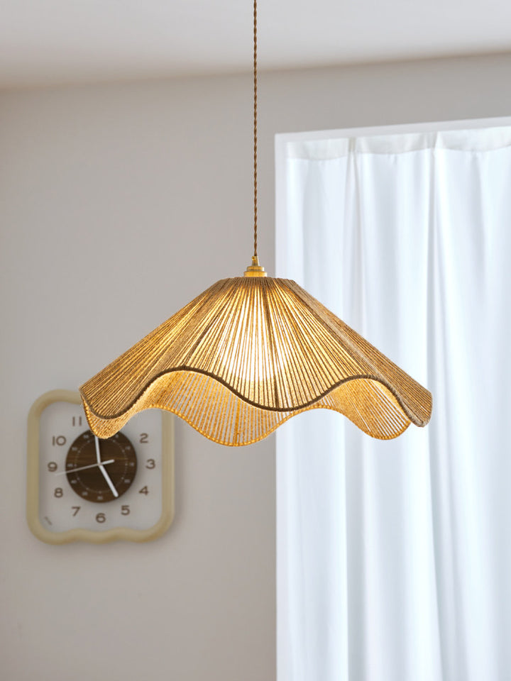 Lampe Suspension Umbel en Corde de Chanvre