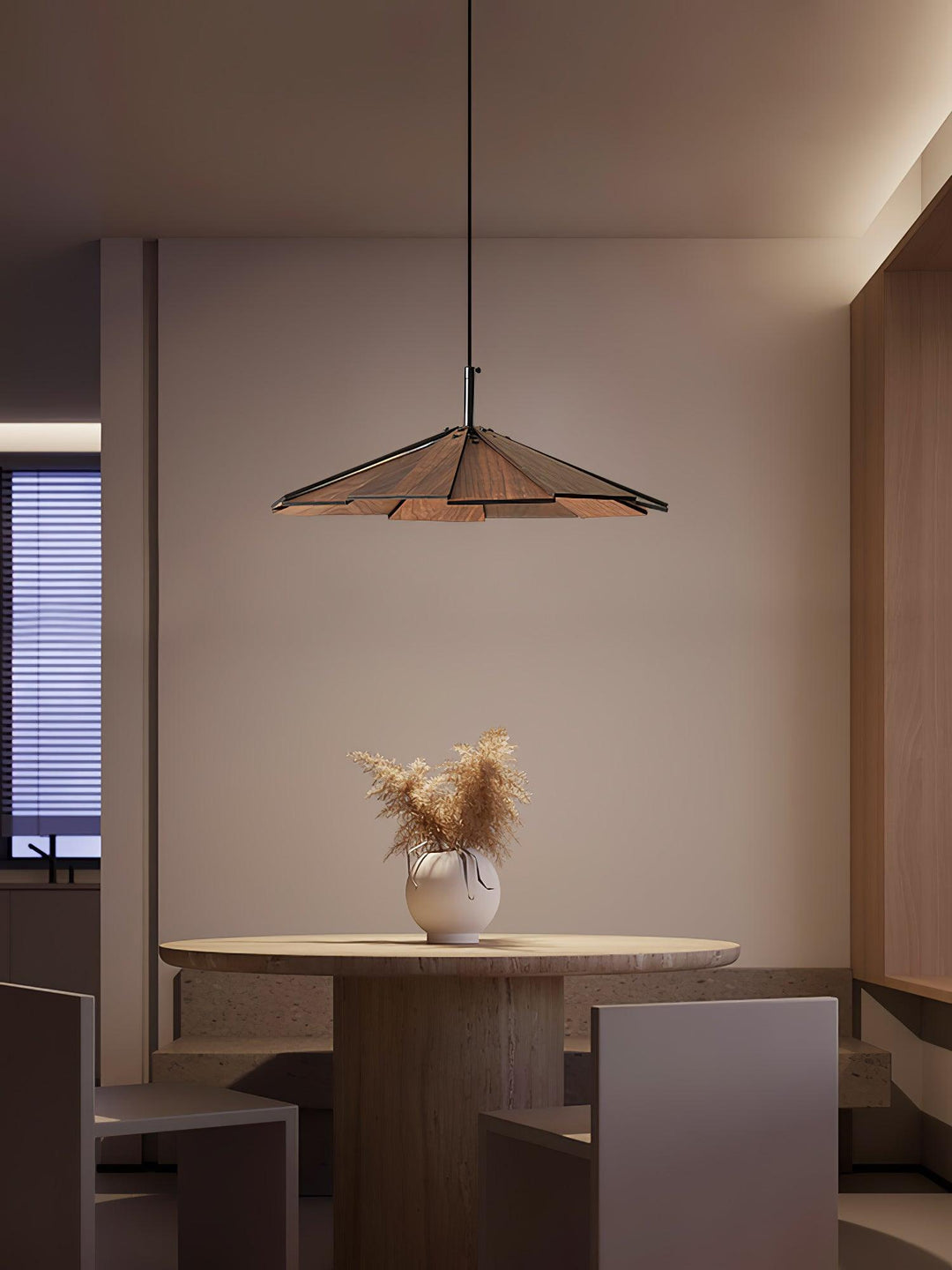 Umbrella Wooden Pendant Light - Vakkerlight