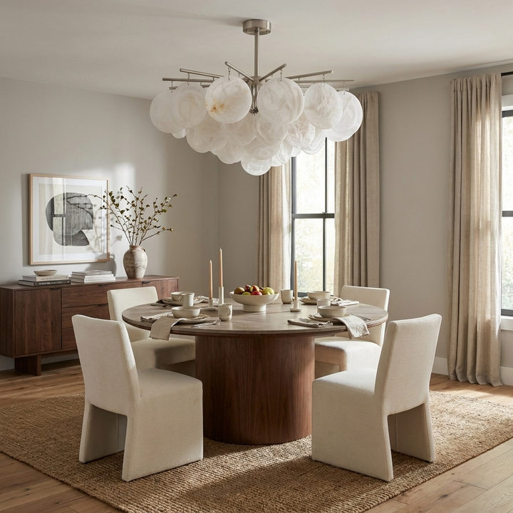 Urchin Alabaster Chandelier