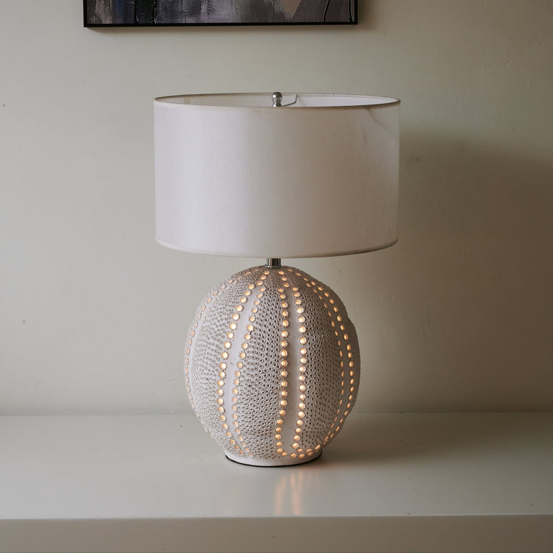 Urchin Textured Ceramic Table Lamp - Vakkerlight