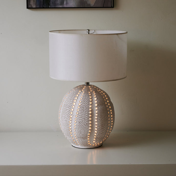 Urchin Textured Ceramic Table Lamp - Vakkerlight