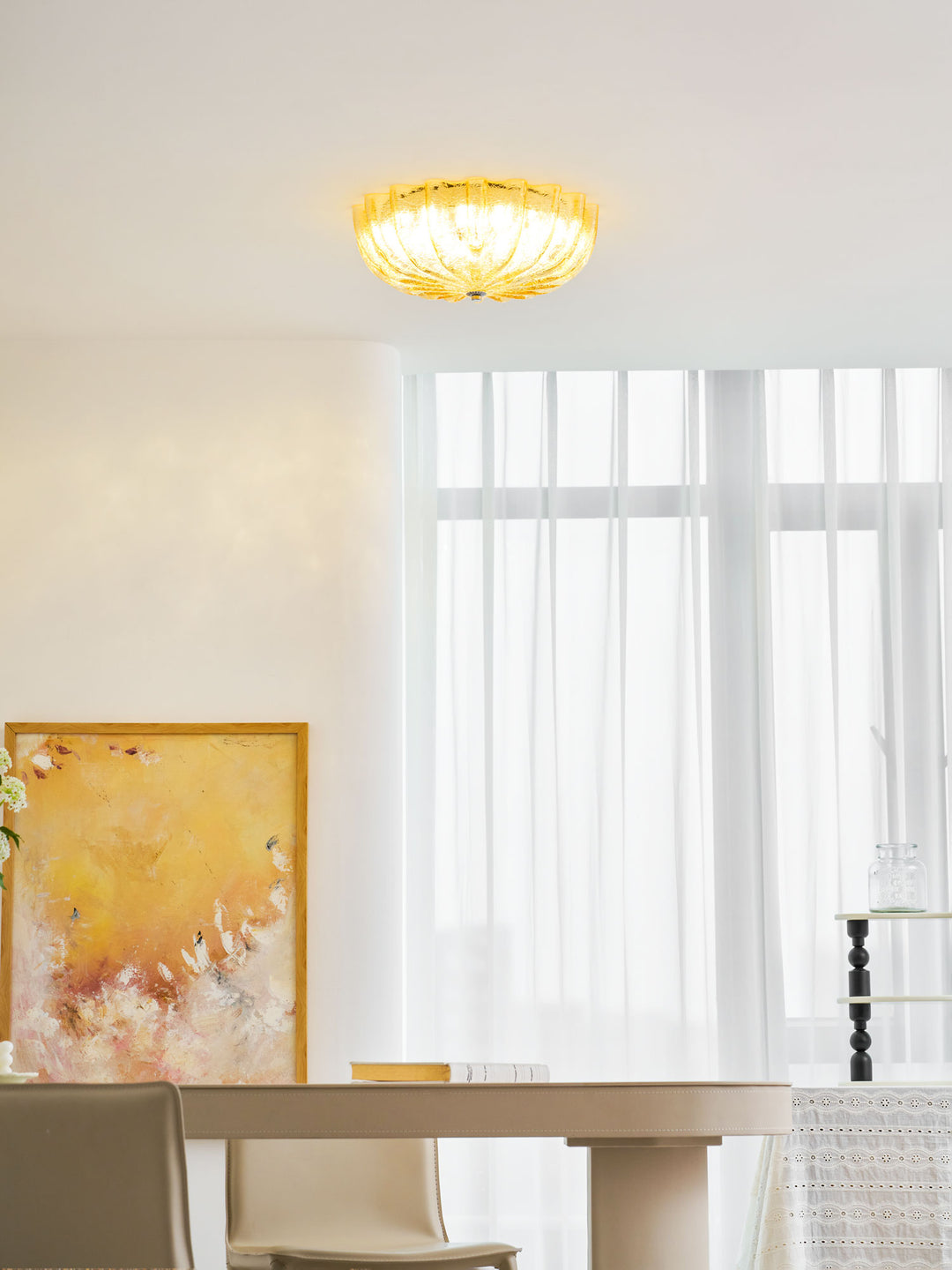 Blown Glass Ceiling Light