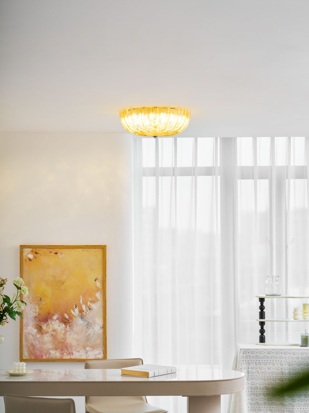 Blown Glass Ceiling Light