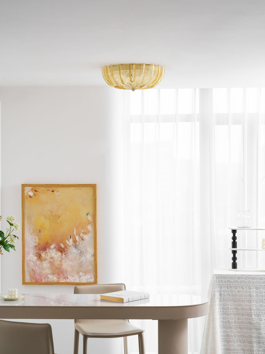Blown Glass Ceiling Light