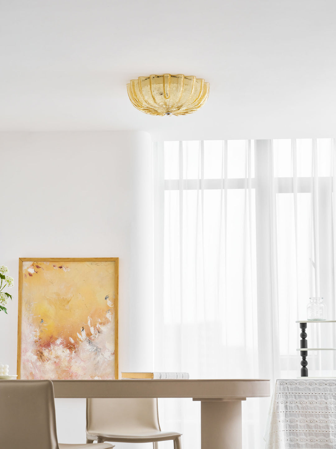 Blown Glass Ceiling Light