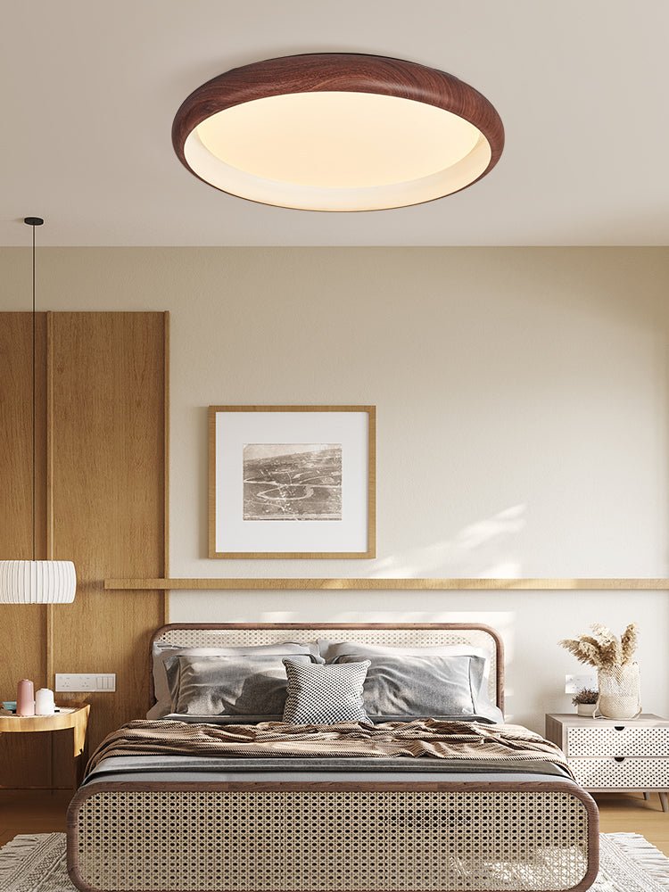 Valencia Walnut Ceiling Light - Vakkerlight