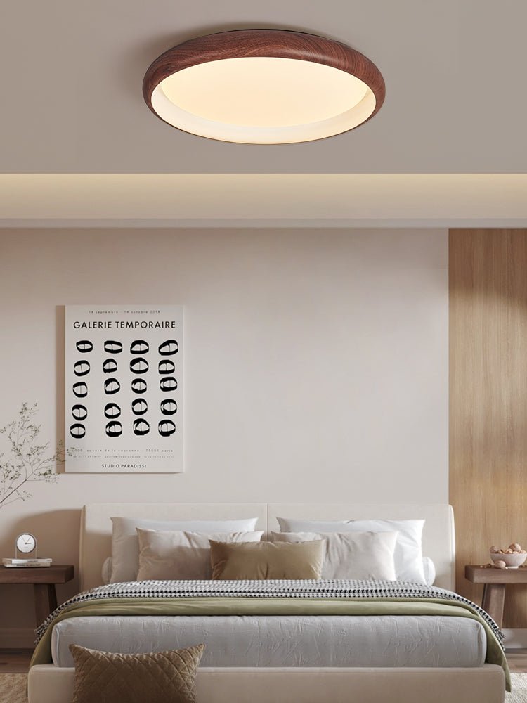 Valencia Walnut Ceiling Light - Vakkerlight