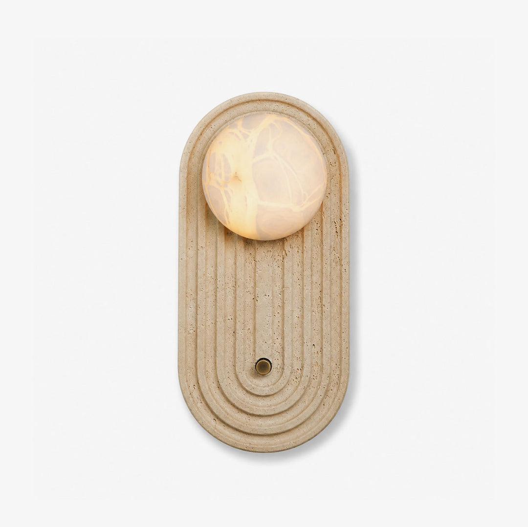 Valenne Stone Globe Wall Sconce