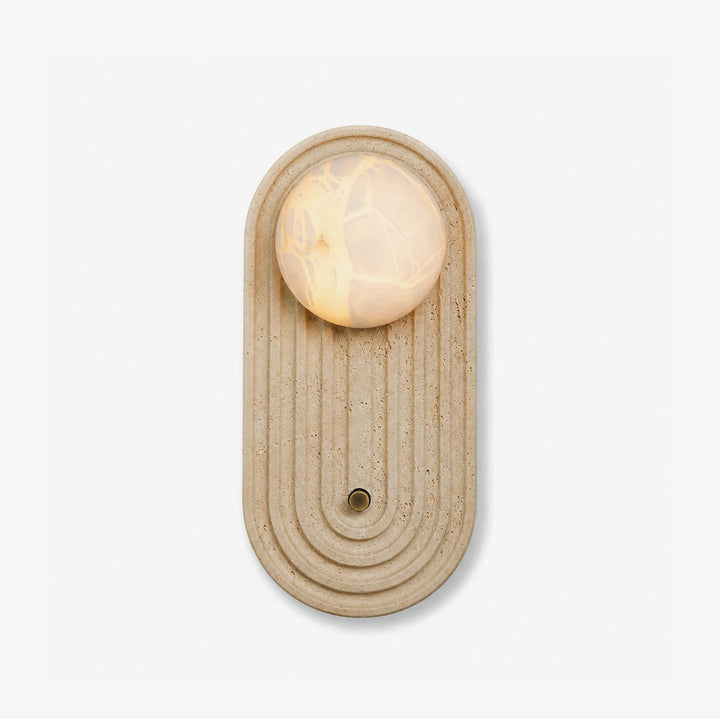 Valenne Stone Globe Wall Sconce