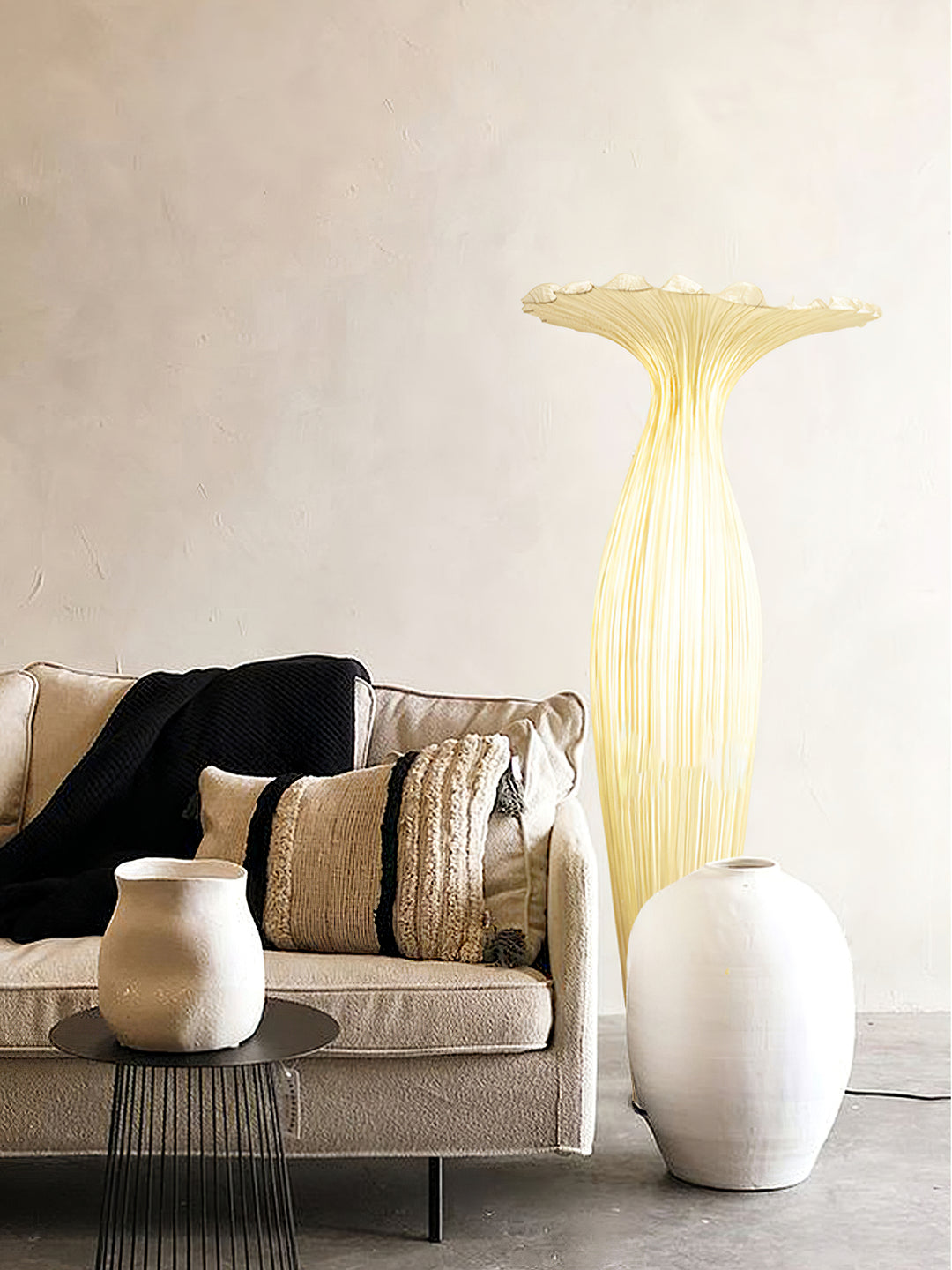 Vase Fabric Floor Lamp - Vakkerlight