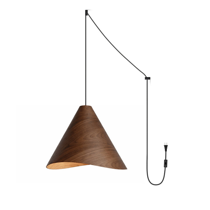 Vela Wood Swag Pendant Light - Vakkerlight