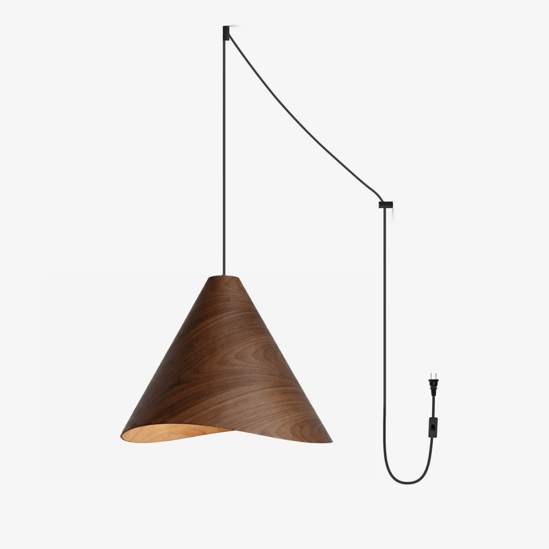 Vela Wood Swag Pendant Light - Vakkerlight