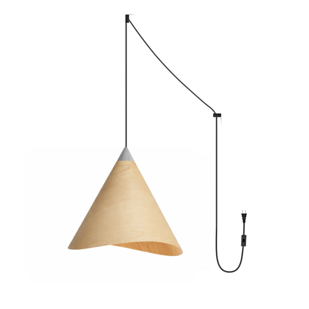Vela Wood Swag Pendant Light - Vakkerlight