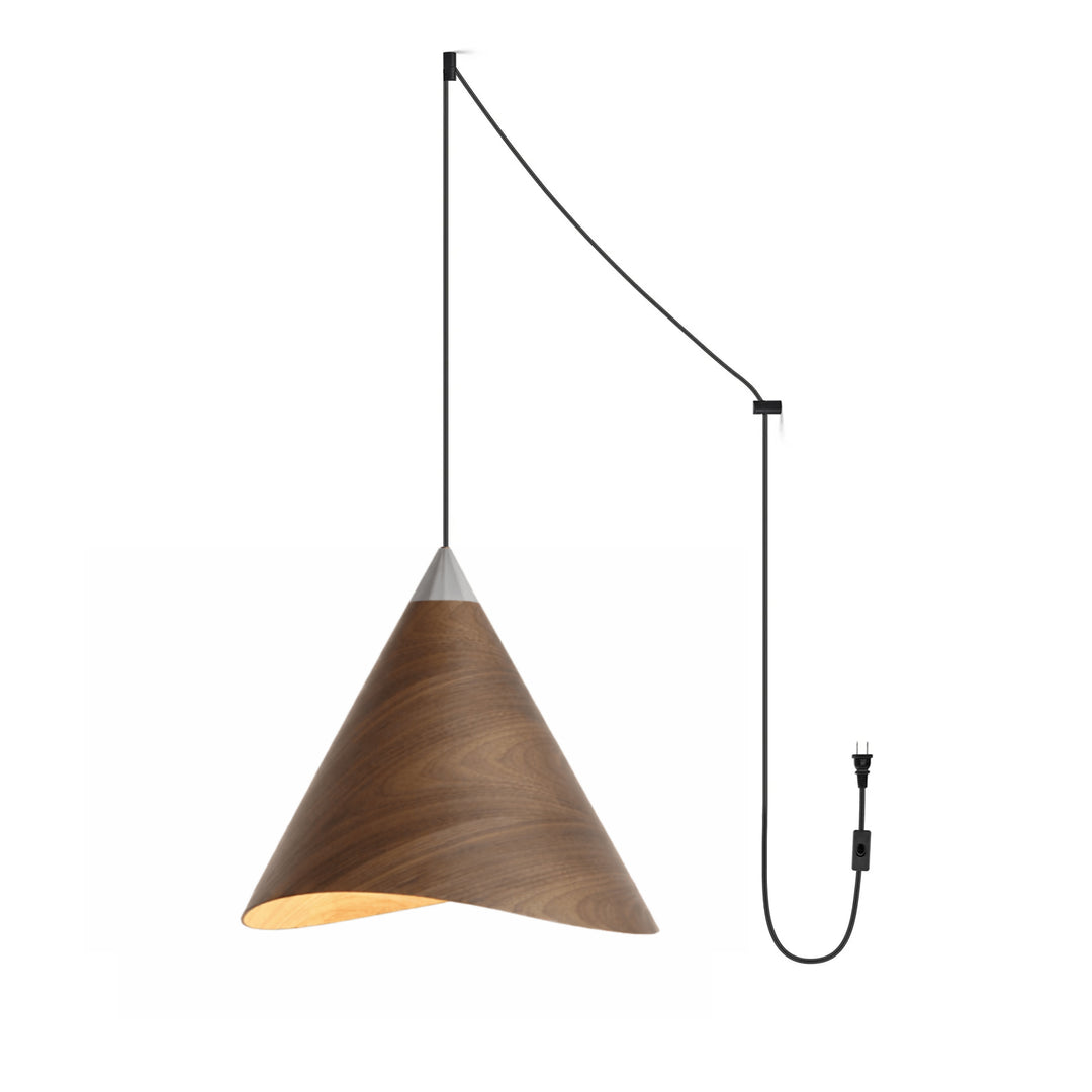 Vela Wood Swag Pendant Light - Vakkerlight