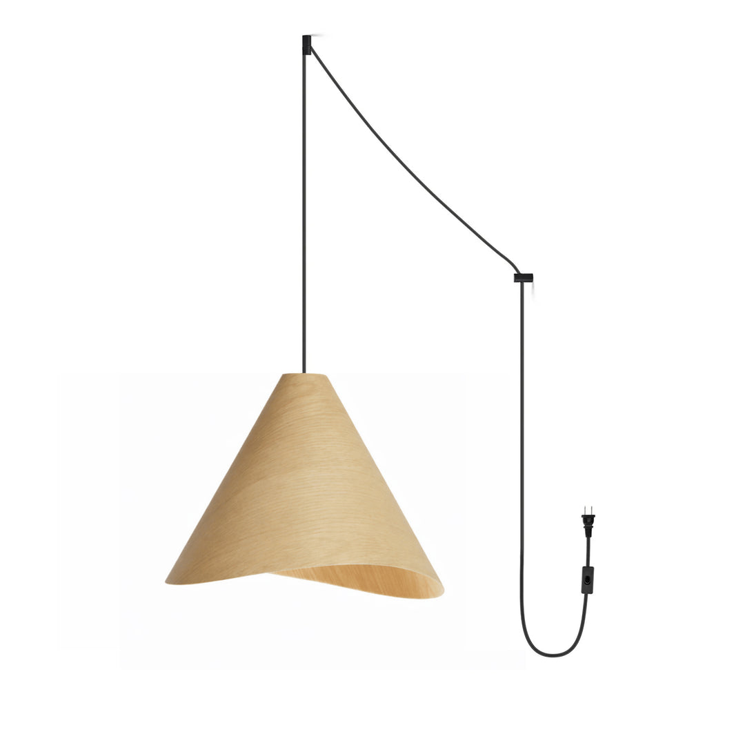 Vela Wood Swag Pendant Light - Vakkerlight