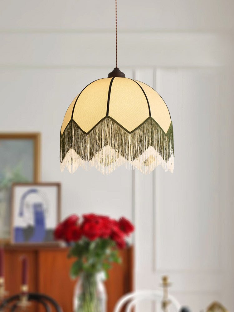 Velario Fringe Dome Pendant Light - Vakkerlight