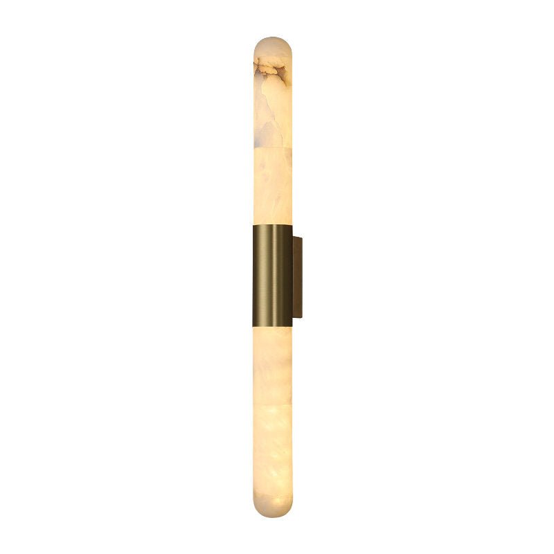 Velin Alabaster Tube Wall Sconce - Vakkerlight