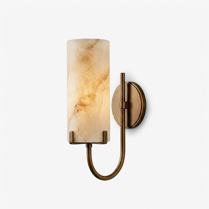 Vellora Alabaster Loop Wall Sconce