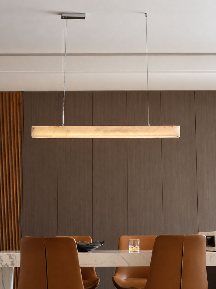 مصباح Velmore Linea من الألباستر المعلق
