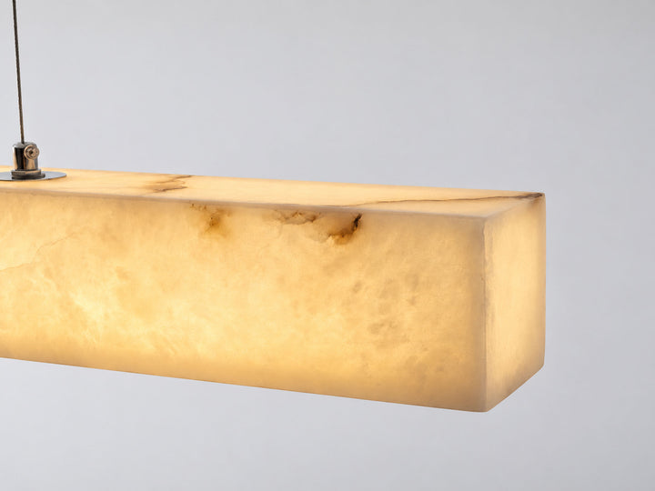 مصباح Velmore Linea من الألباستر المعلق