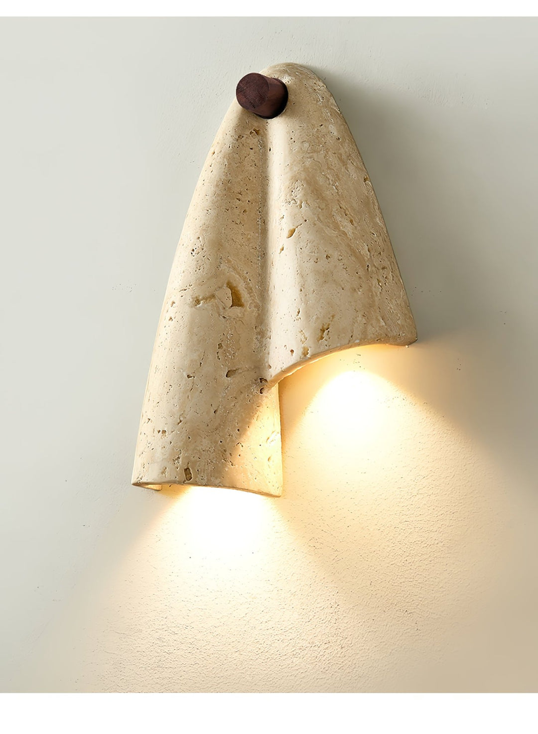 Velo Draped Stone Sconce - Vakkerlight