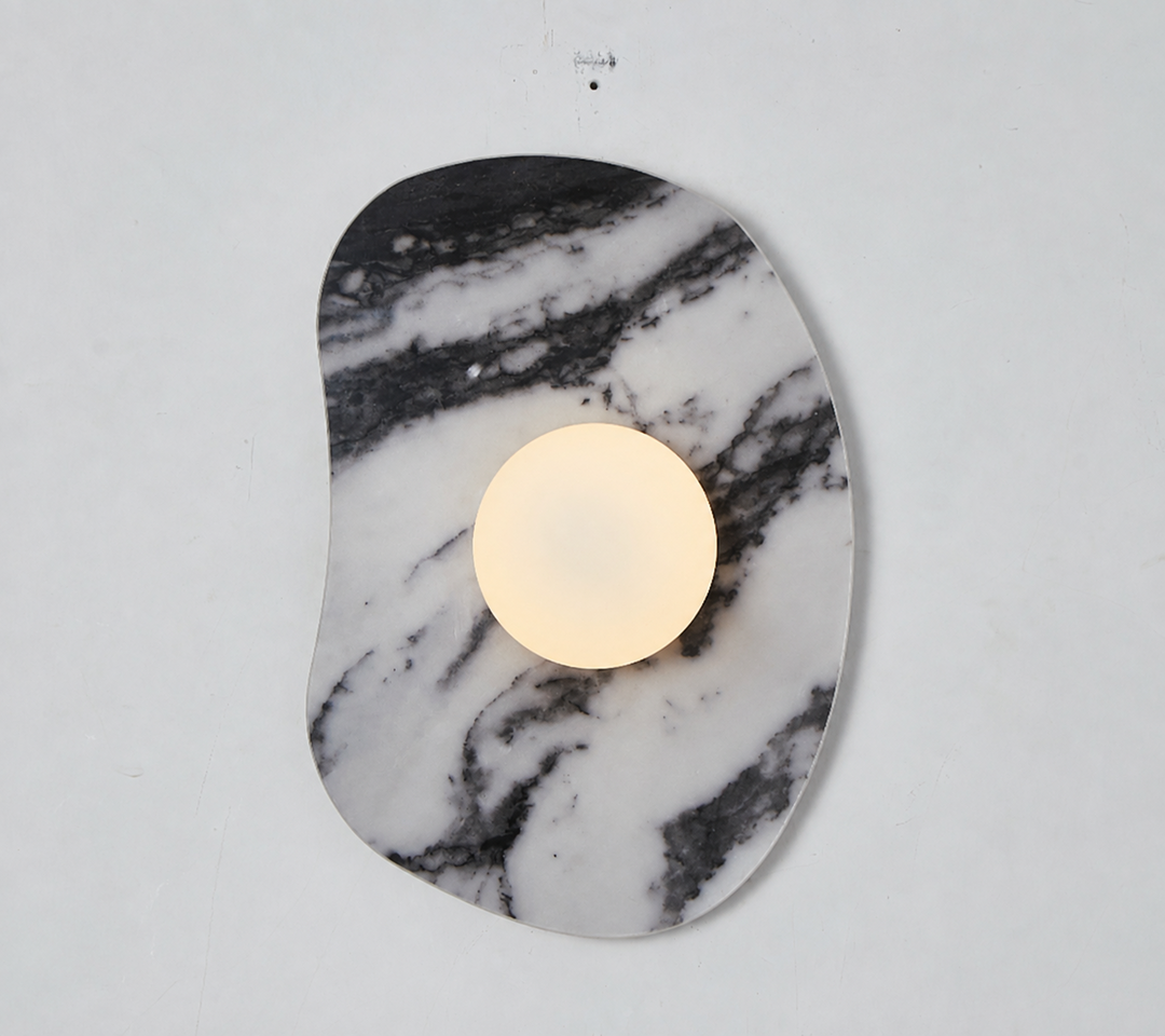 Velora Stone Oval Wall Sconce