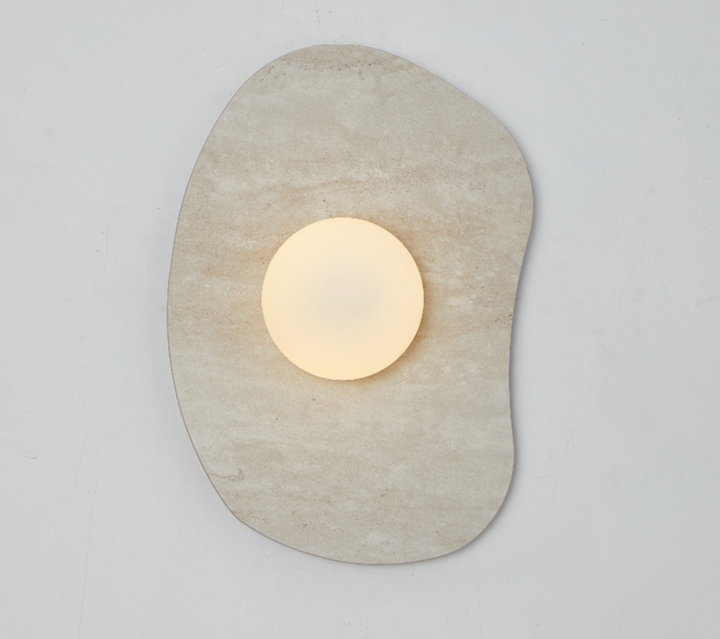 Velora Stone Oval Wall Sconce