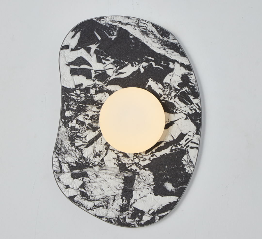 Velora Stone Oval Wall Sconce