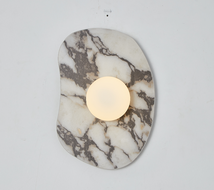 Velora Stone Oval Wall Sconce