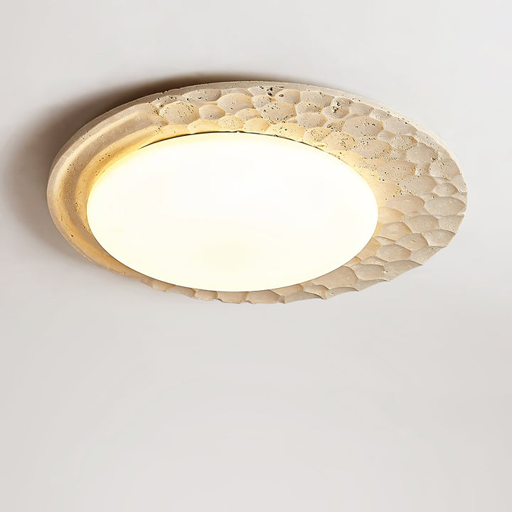 Venus Textured Stone Ceiling Light - Vakkerlight