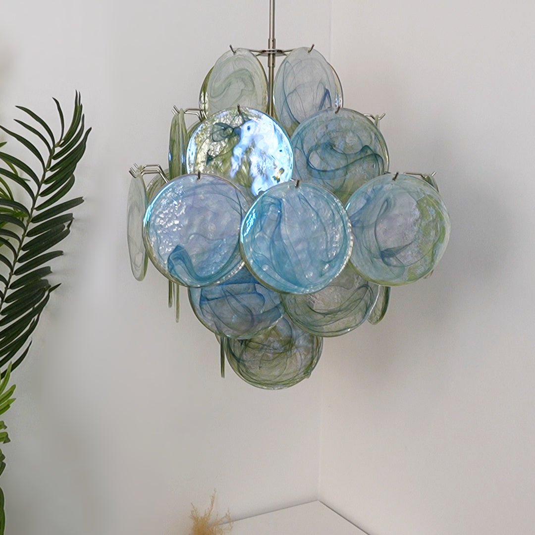 Verdant Bloom Murano Glass Chandelier - Vakkerlight