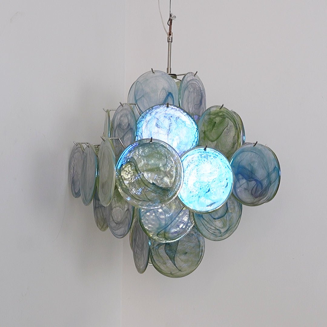 Verdant Bloom Murano Glass Chandelier - Vakkerlight