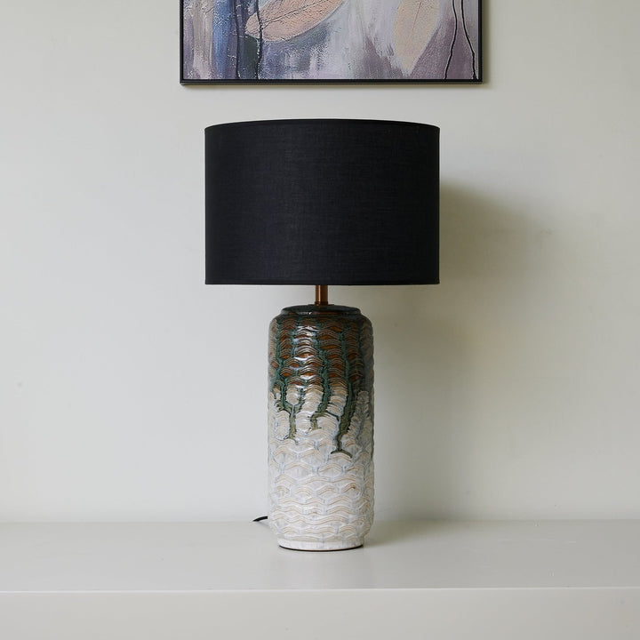 Verde Drip Ceramic Table Lamp - Vakkerlight