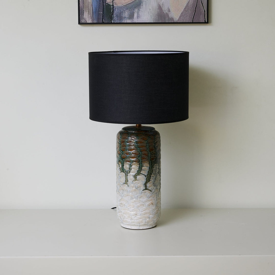 Verde Drip Ceramic Table Lamp - Vakkerlight