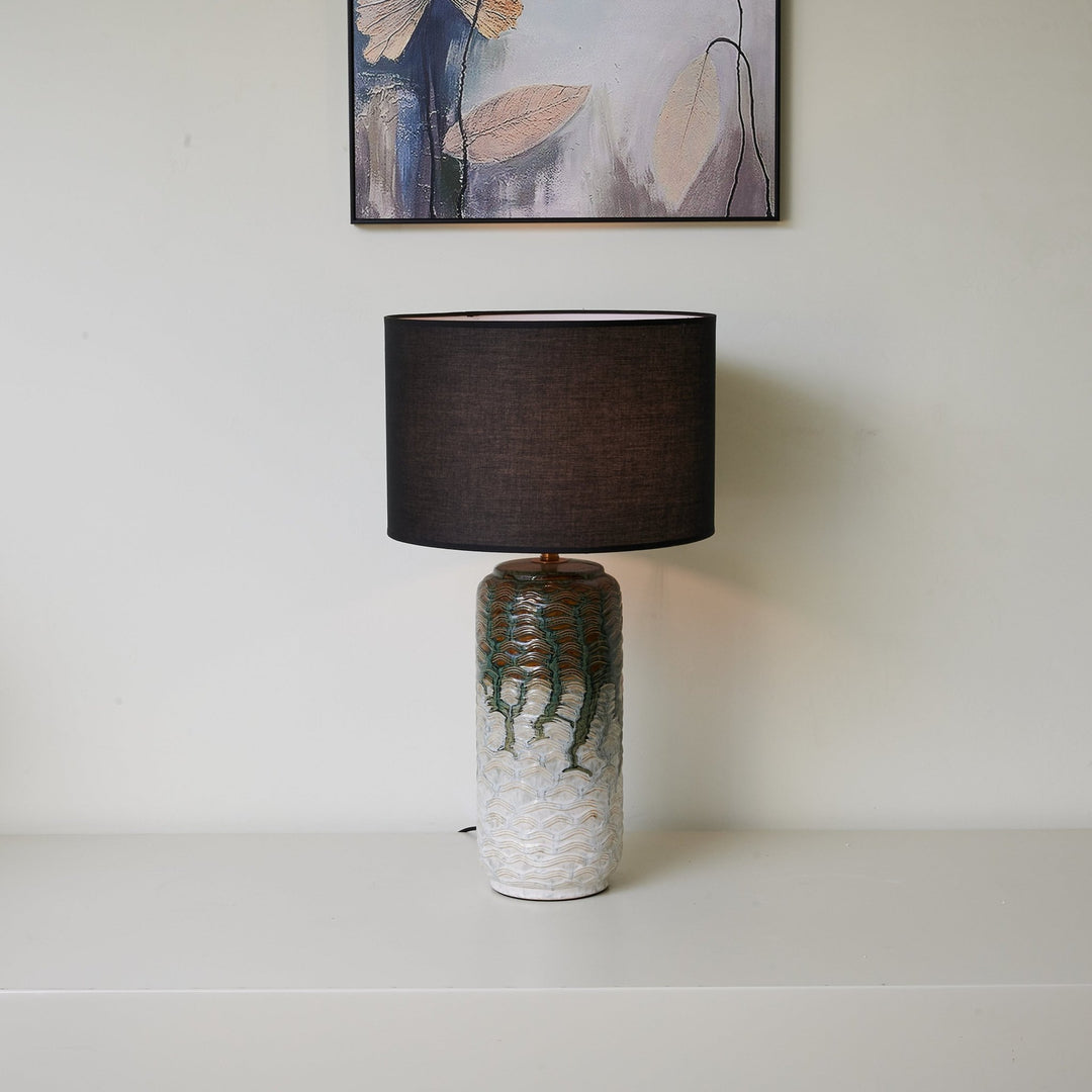 Verde Drip Ceramic Table Lamp - Vakkerlight