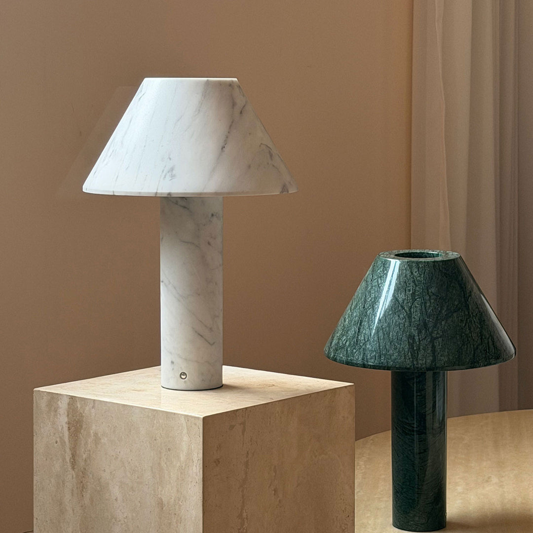 Verdelle Marble Rechargeable Table Lamp