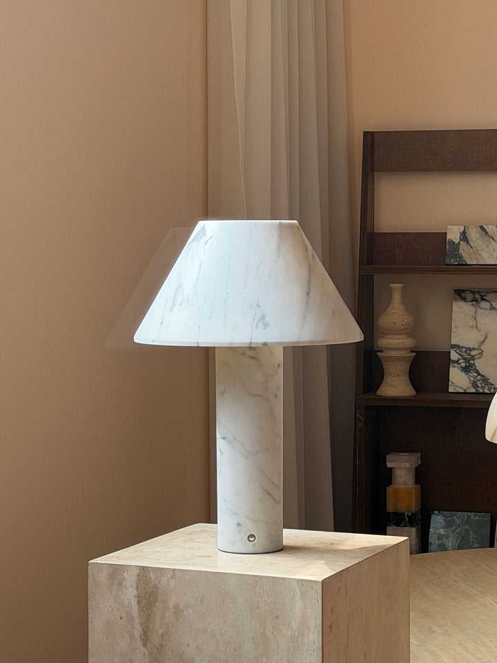 Verdelle Marble Rechargeable Table Lamp